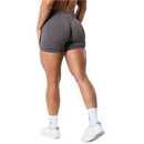 Relode Aura Seamless Scrunch Shorts Earth Gray-Naisten shortsit-Relode-XS-Aminopörssi