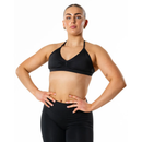 Relode Hybrid Seamless Halterneck Sports Bra Jet Black-Naisten urheiluliivit-Relode-XS-Aminopörssi