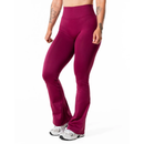 Relode Hybrid Seamless Flared Tights Red Plum-Naisten trikoot ja leggingsit-Relode-XS-Aminopörssi