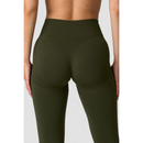 ICIW Smooth Seamless Tights W Dark Khaki Green-Naisten trikoot ja leggingsit-ICANIWILL-XS-Aminopörssi