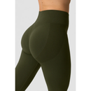 ICIW Smooth Seamless Tights W Dark Khaki Green-Naisten trikoot ja leggingsit-ICANIWILL-XS-Aminopörssi