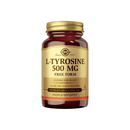 Solgar L-Tyrosine 500 mg, 50 vegekaps.-L-Tyrosiini-Solgar-Aminopörssi