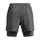 Under Armour Launch 5'' 2 in 1 Shorts, Castlerock-Miesten shortsit-Under Armour-S-Aminopörssi