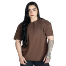 Better Bodies Relentless Oversize Tee Women, Ruskea-Naisten t-paita-Better Bodies-S-Aminopörssi