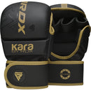 RDX F6 KARA MMA Sparring Gloves 7oz GOLDEN-GRAPPLING GLOVES-RDX-S/M-Aminopörssi