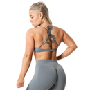 Relode Aura Seamless Sports Bra Slate Gray-Naisten urheiluliivit-Relode-XS-Aminopörssi