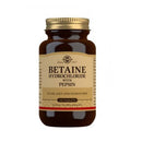 Betaine Hydrochloride with Pepsin, 100 tabl-Entsyymi-Solgar-Aminopörssi