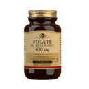 Folate (as Metafolin) 400 µg, 50 tabl.-Foolihappo-Solgar-Aminopörssi