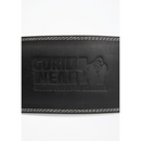 6 Inch Padded Leather Lifting Belt, black/black-Nostovyö-Gorilla Wear-S/M-Aminopörssi