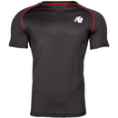 Performance T-shirt Black/Red-Miesten T-paita-Gorilla Wear-S-Aminopörssi