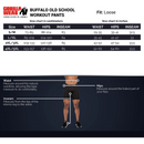 Buffalo Old School Workout Pants, black/red-Miesten housut-Gorilla Wear-S/M-Aminopörssi