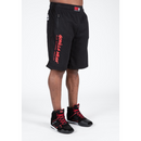 Augustine Old School Shorts, Black/Red-Miesten shortsit-Gorilla Wear-S/M-Aminopörssi