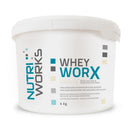 Whey WorX with lactase & digestive enzymes, 4 kg-Herakonsentraatti-Nutri Works-Vanilja-Aminopörssi